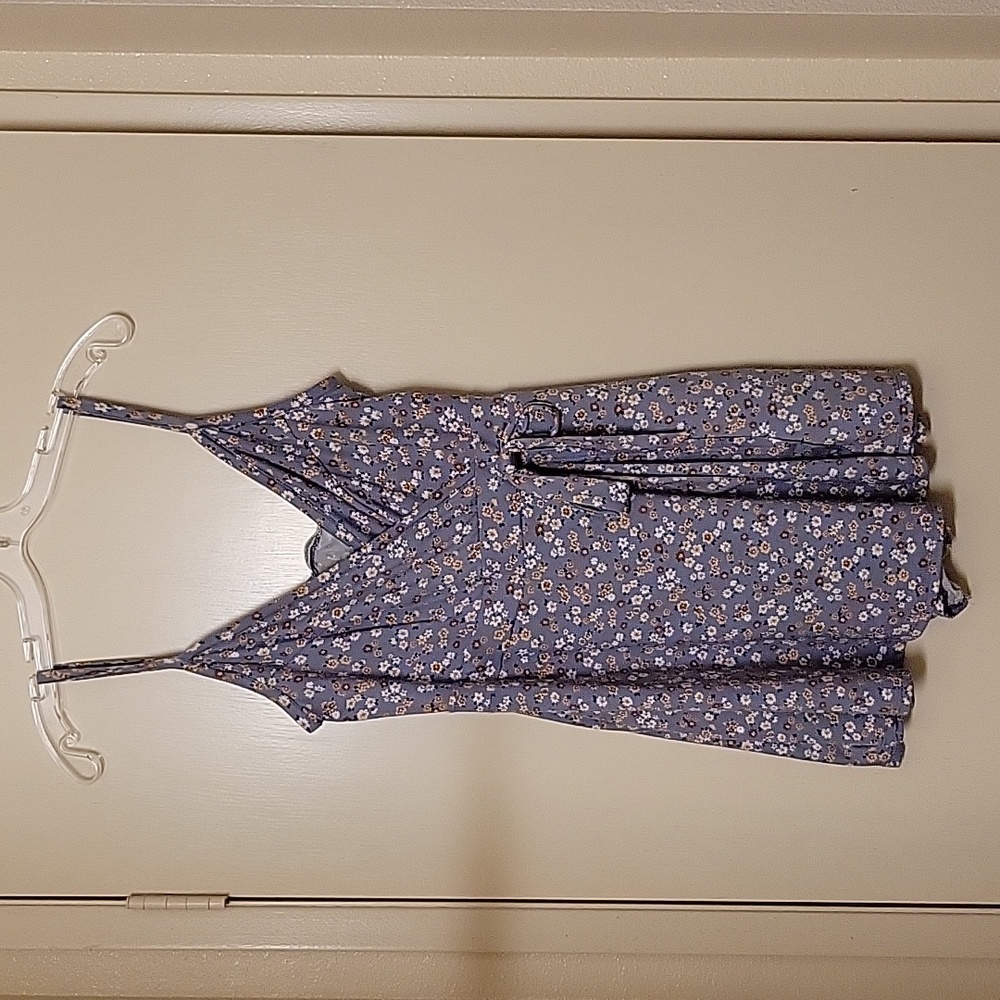 Stiletto's Floral Faux-Wrap Romper